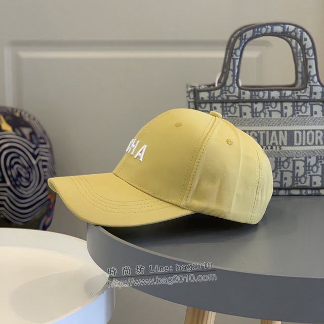 Chanel男女同款帽子 香奈兒新款字母刺繡精品棒球帽鴨舌帽  mm1639
